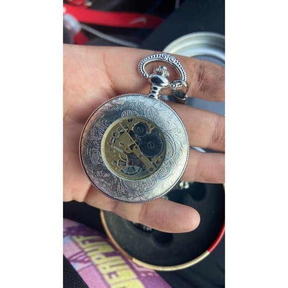 Kansas City Railroad Pocket Watch In Tin - Picture 6 of 9